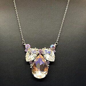 Sorrelli Large Faceted Crystal Necklace